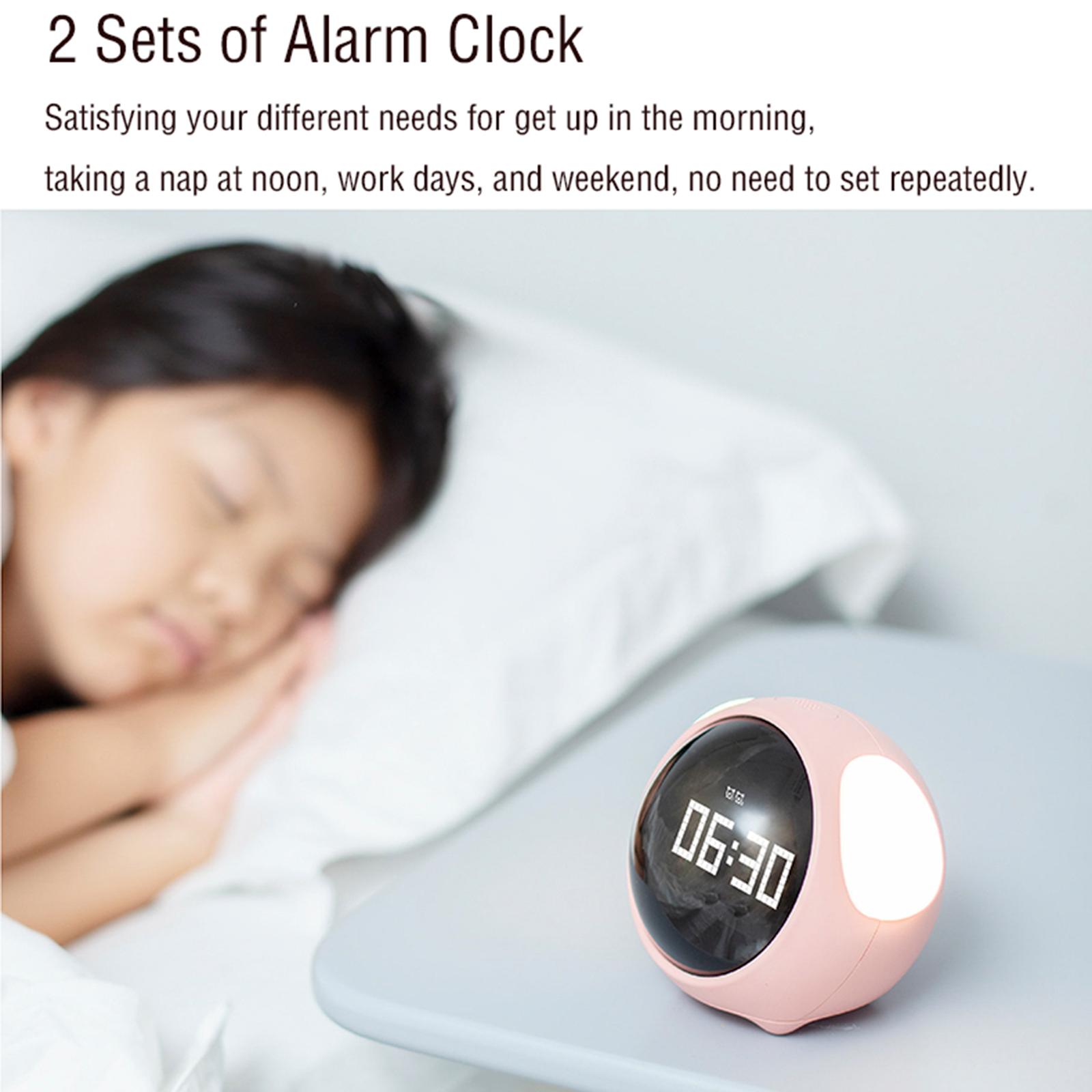 Đồng Hồ Báo Thức Kỹ Thuật Số Nàn Hình Hiển Thị Led Dễ Thương