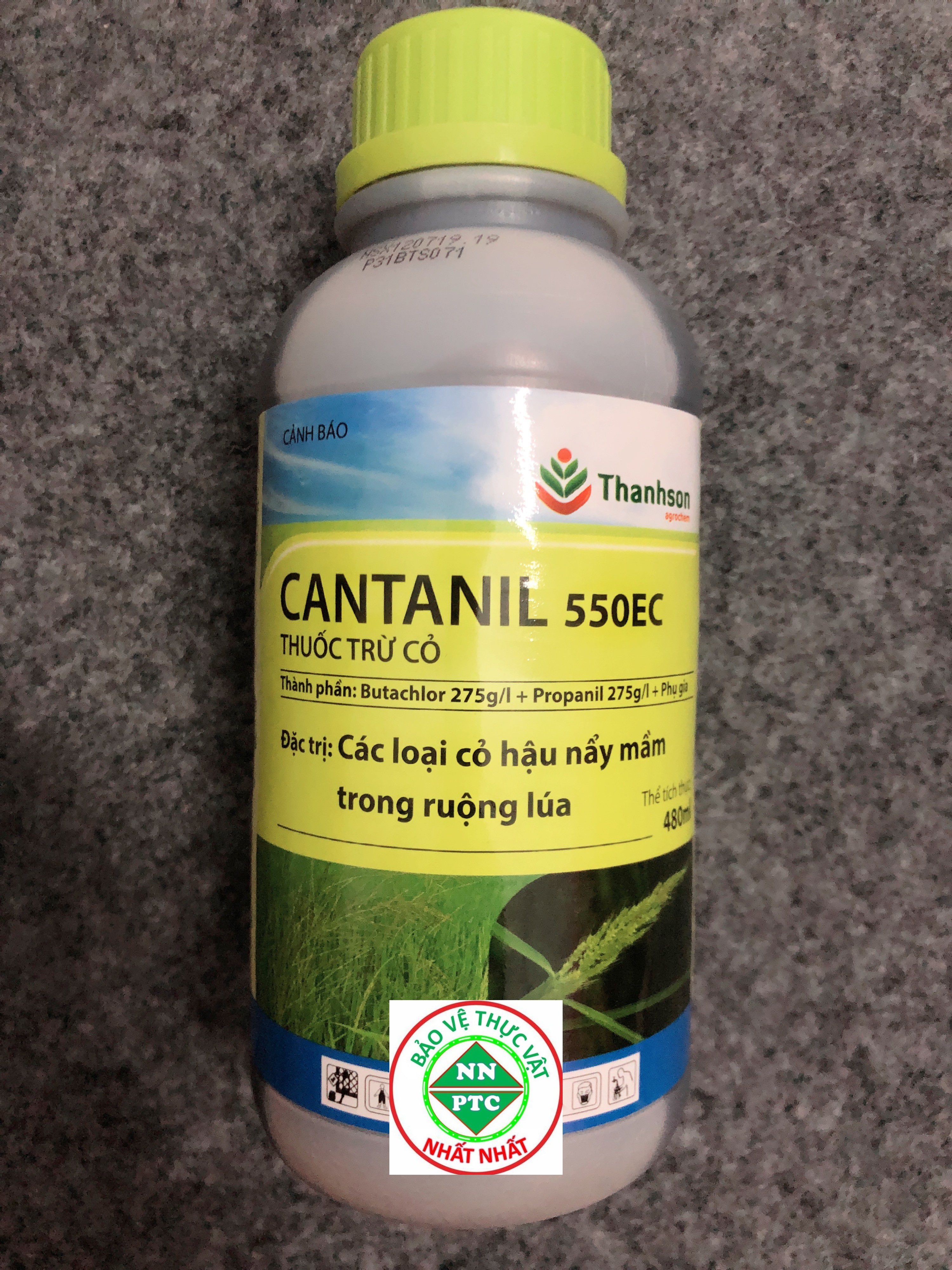 Thuốc diệt cỏ [ Thuốc Trừ cỏ, Thuốc cỏ ] Cantanil 550EC