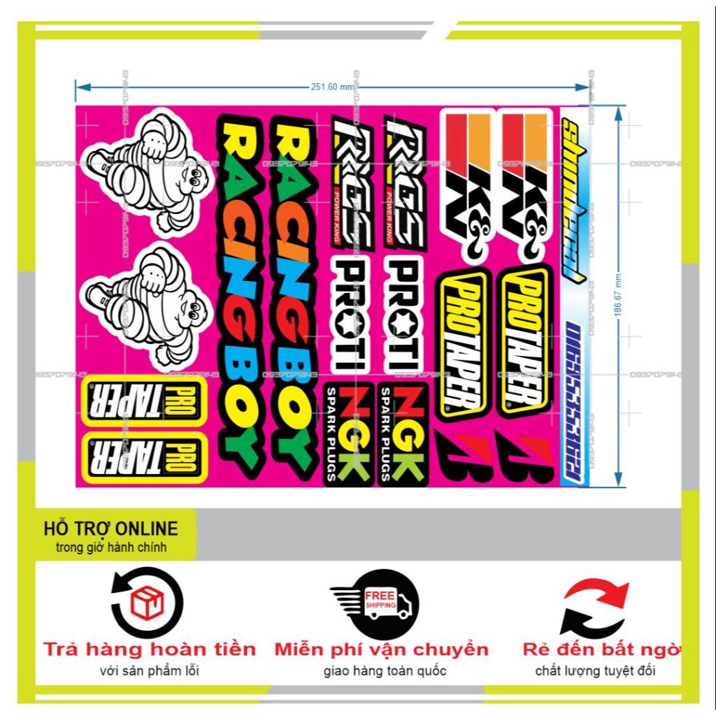 LOGO STICKER RACING BOY - BI DECAL