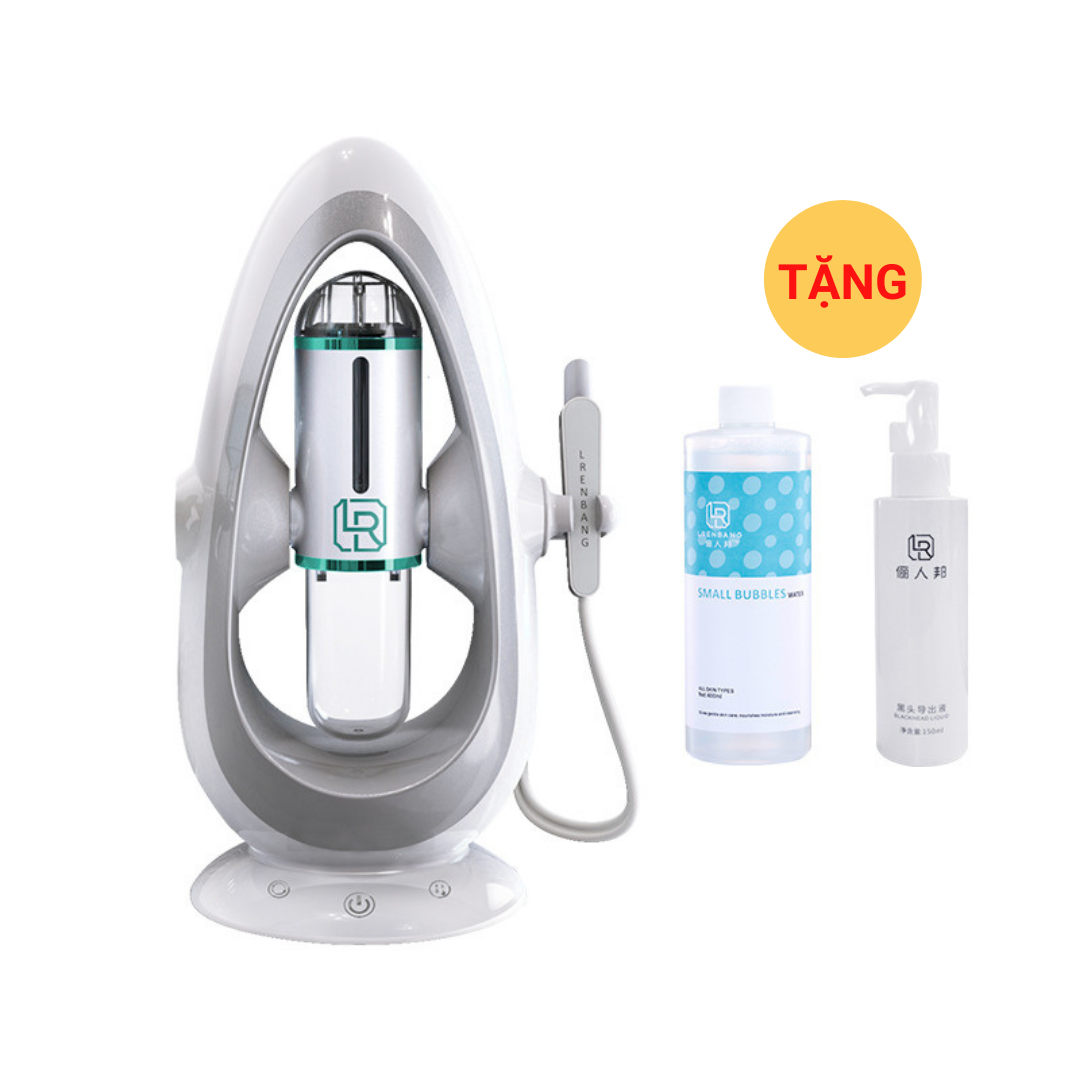 Máy Aqua Peel, Máy Chăm Sóc Da Mặt Aqua Peeling, Làm Sạch Da, Hút Mụn, Bã Nhờn, Phun Oxy- Thế Hệ Mới, Bảo Hành 12 Tháng