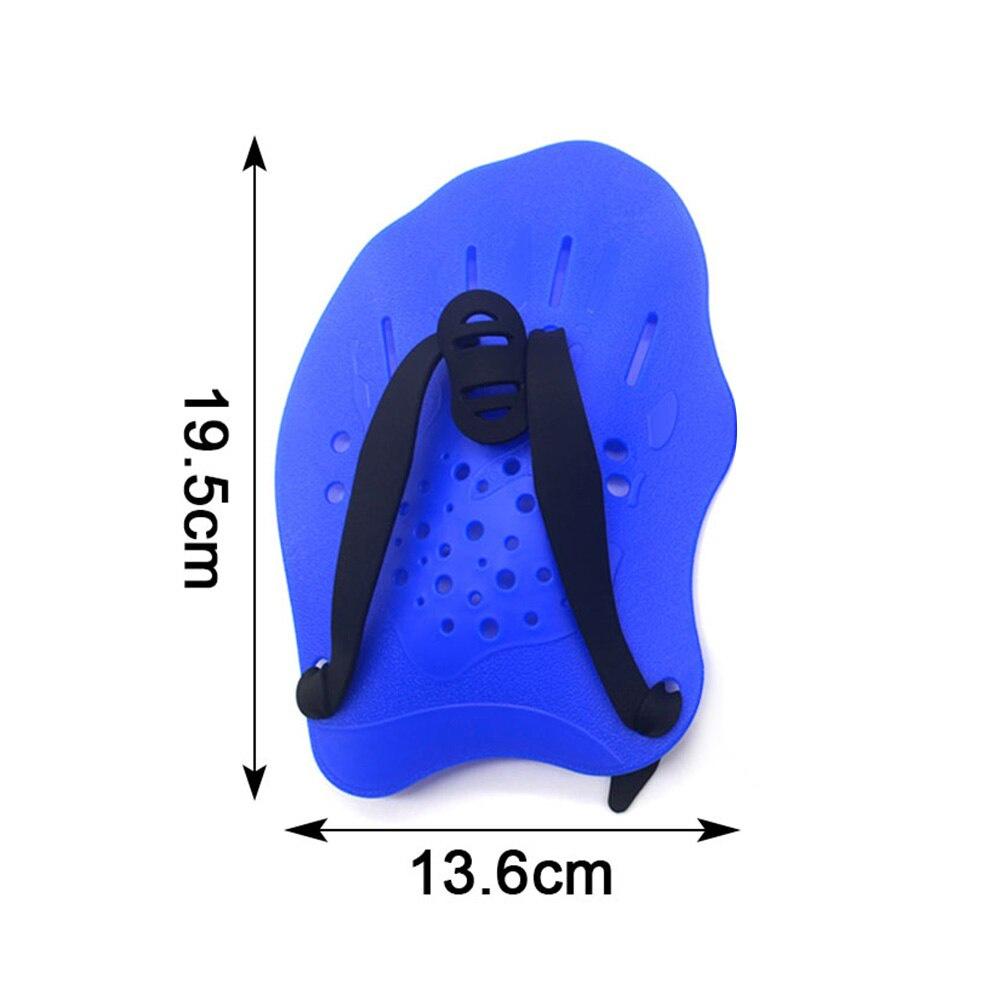 1 Pair Swimming Paddles Training Adjustable Hand Webbed Gloves Padel Fins Flippers for Adult Men Women Kids