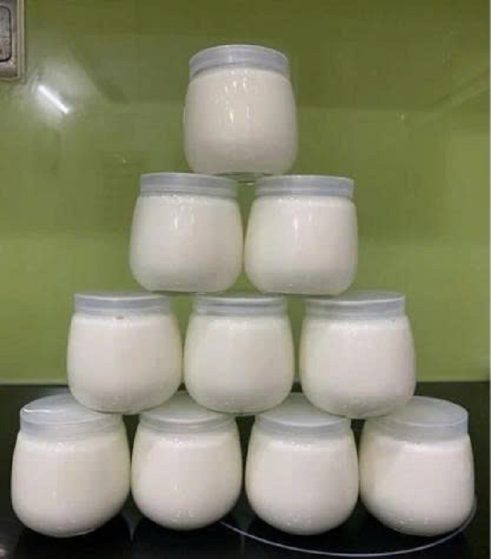 [KoSuyTu] Combo 12 Hũ Đựng Sữa Chua/Sinh Tố - Thủy Tinh 250ml/Hũ - Nắp Nhựa PE Chất Liệu An Toàn Dung Tích Tiện Lợi