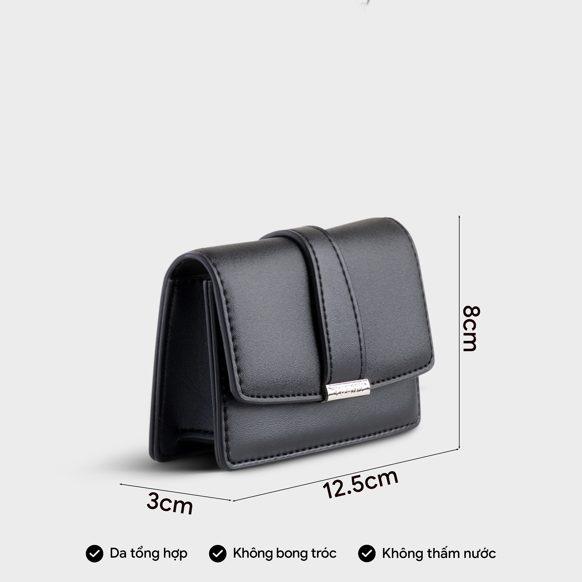 Ví Yuumy ( Thời trang nữ phối dây đeo chéo mini xinh xắn - Ví da Seasand YV101 )