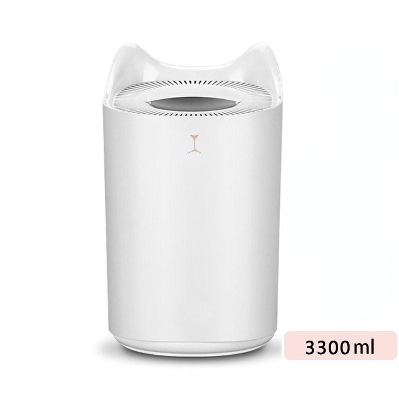 3.3L Máy Tạo Độ Ẩm Không Khí Đôi Vòi Phun Tinh Dầu Thơm Hương Thơm Khuếch Tán Tinh Dầu Siêu Âm Khuếch Tán Hương Thơm Phun Sương Tạo Bàn Nhà