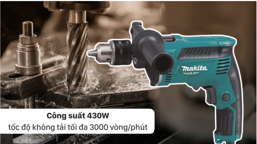 Máy khoan búa(13mm)(26 cái phụ kiện) Makita M8103KX2B