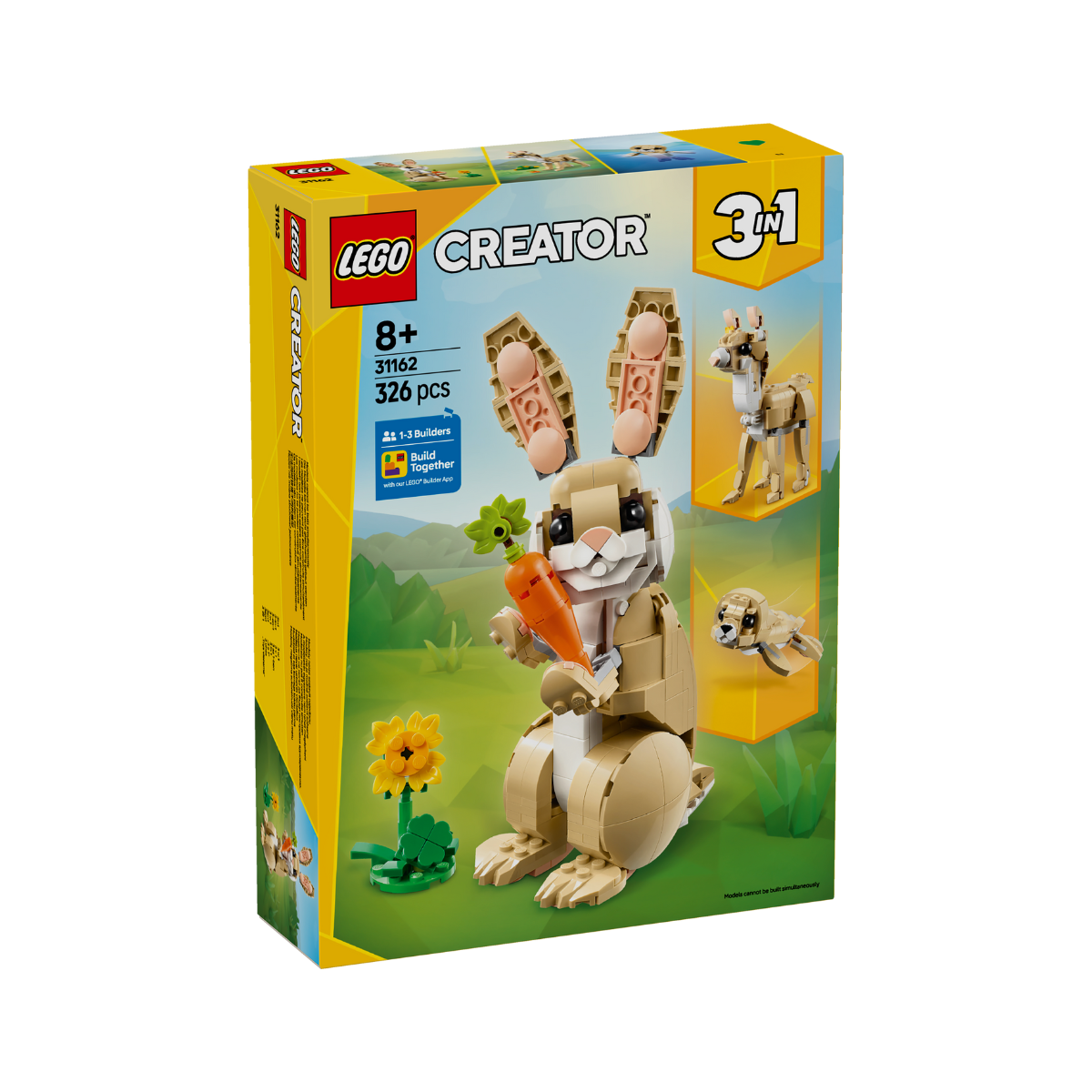 LEGO CREATOR 31162  Đồ Chơi Lắp Ráp Chú Thỏ Đáng Yêu (326 Chi Tiết)