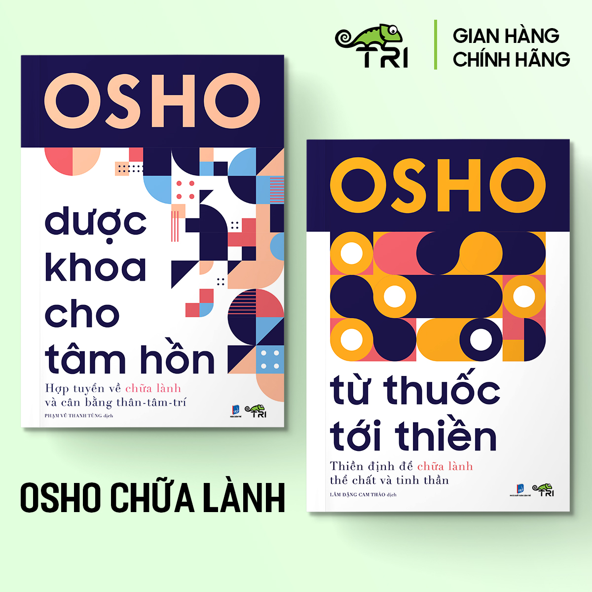 Combo Sách - Dược Khoa Cho Tâm Hồn &amp; Từ Thuốc Tới Thiền - Tuệ Tri