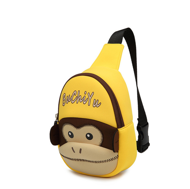 Túi đeo chéo khỉ con màu vàng