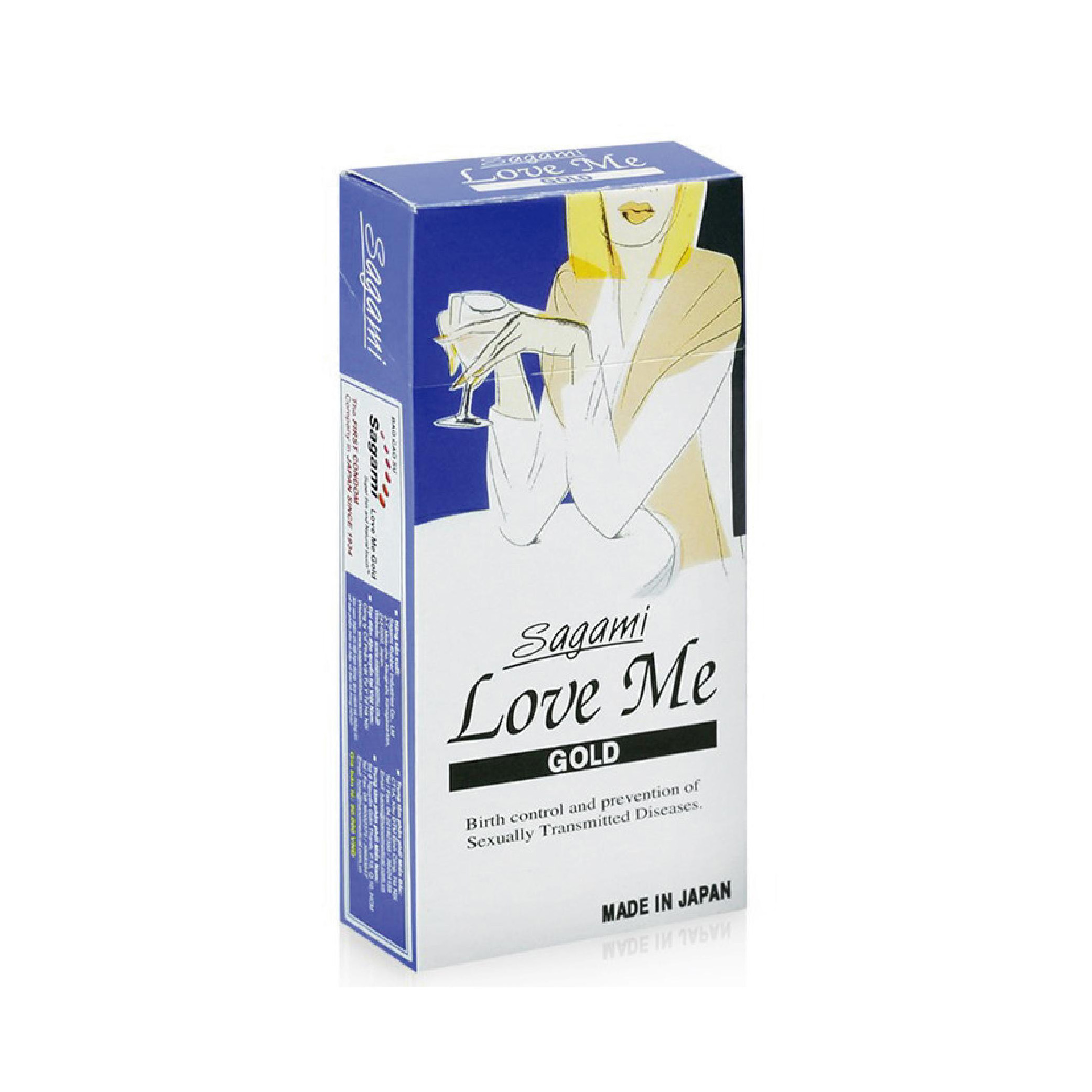 Combo 2 hộp bao cao su không màu không mùi, siêu mỏng Sagami Love Me Gold Hộp 10 cái + Tặng ngay hộp Bao cao su Siêu mỏng Sagamim Xtreme White 3 cái