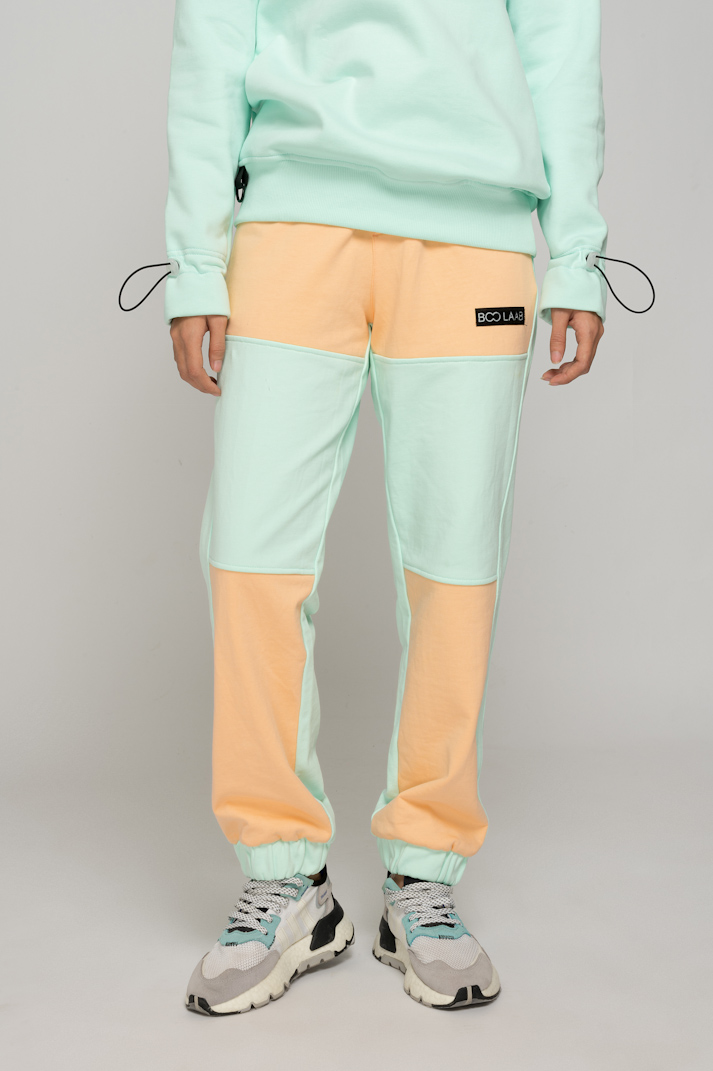Quần Jogger Nỉ Unisex BOO Dáng Rộng BOOLAAB Phối Màu Phong Cách Gen Z Cá Tính
