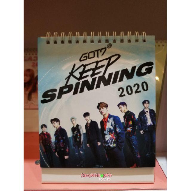 Lịch để bàn GOT7 2020 Keep Snipping