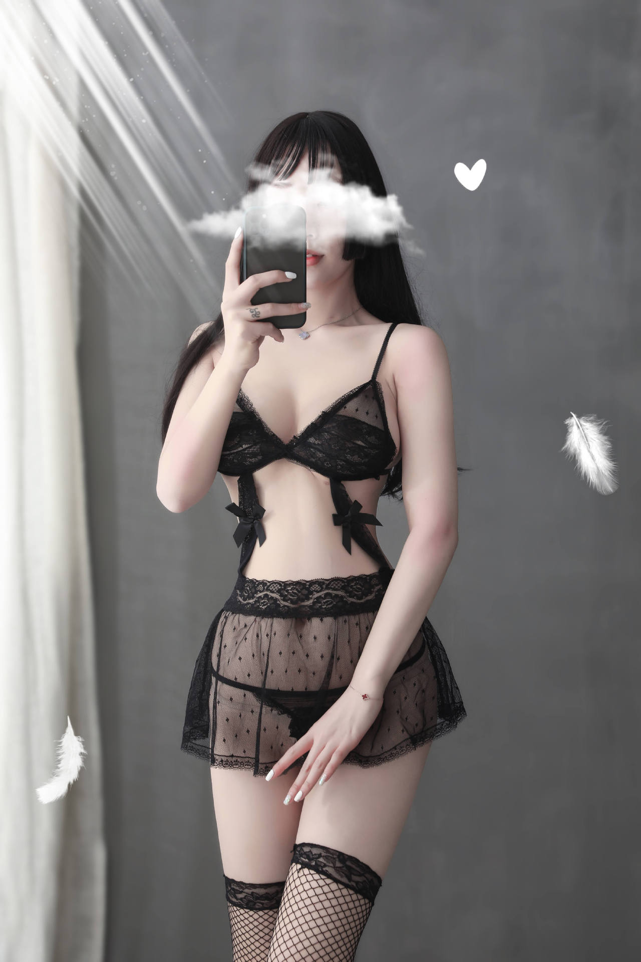 Váy Ngủ Ren Sexy - Nội Y Nữ Ren Lưới Siêu Sexy - Đầm Ngủ Sexy Váy Lưới Xếp Ly
