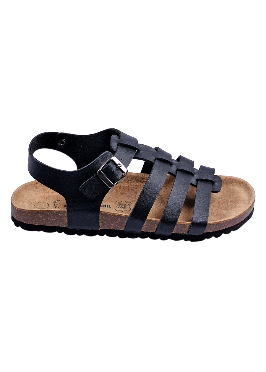 Giày Sandal Nữ Chiến Binh Đen Đế Trấu HuuCuong 2160