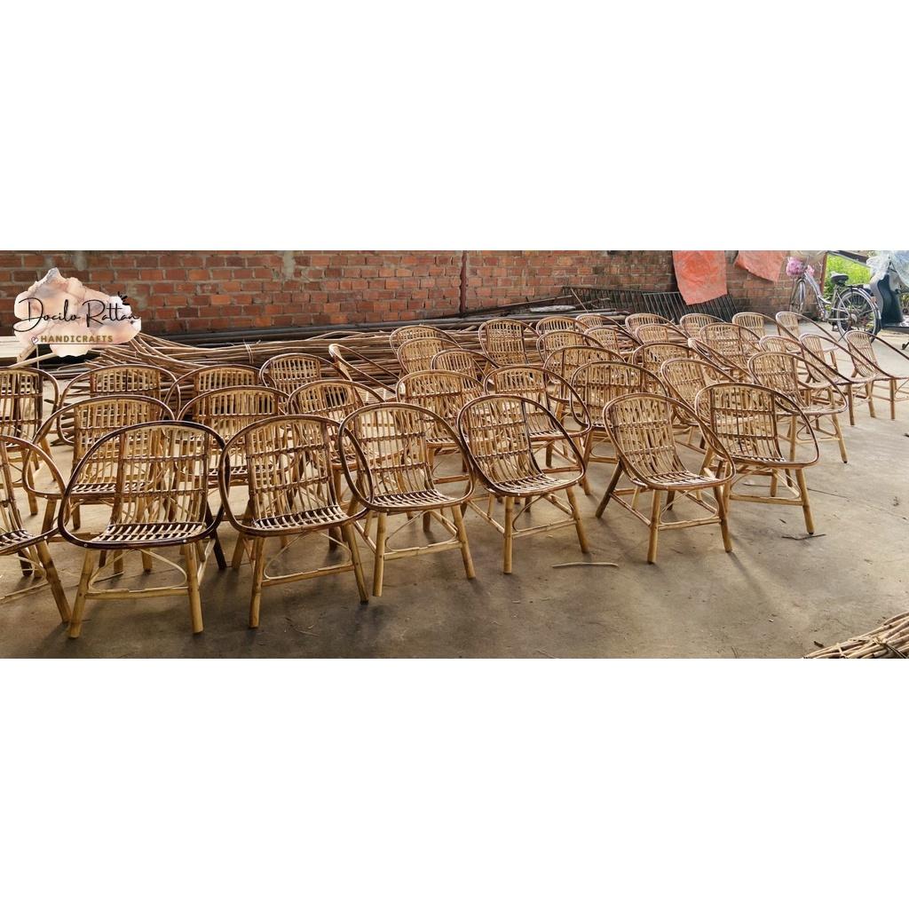 Bàn Ghế Mây Sò Docilo Rattan Giá Tốt Dùng Cho Quán Cafe Quán Cóc Ban Công, Decor Homestay