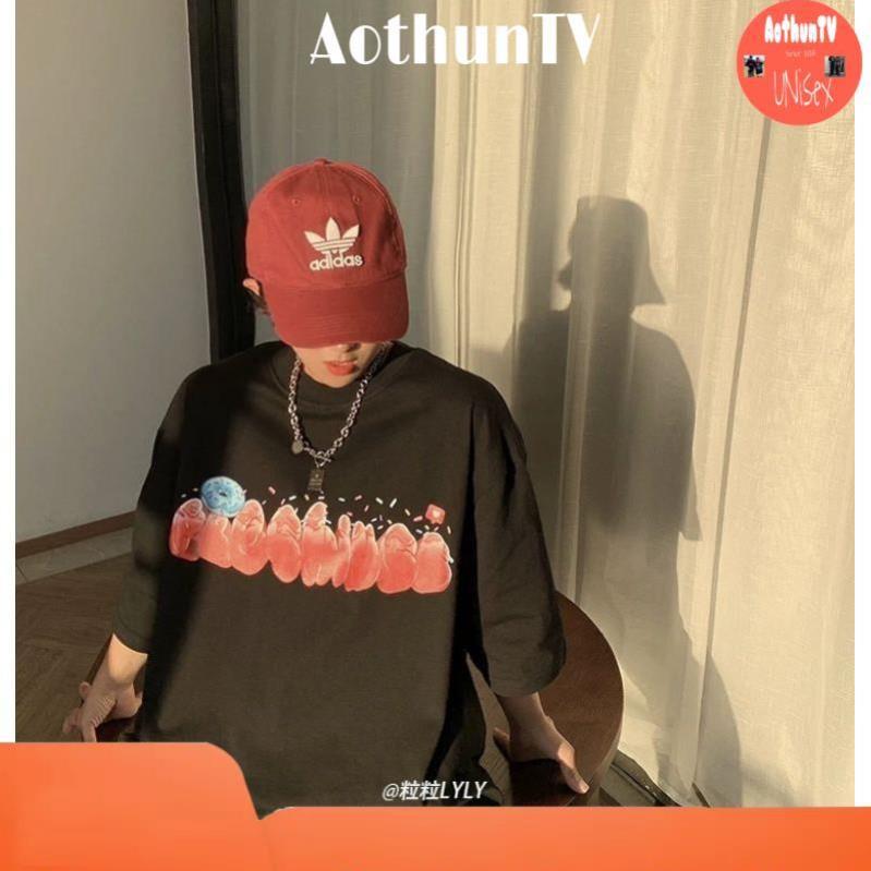 Áo thun tay lỡ, áo phông form rộng chất cotton mát mịn thấm hút mồ hôi in hình CHỮ đẹp