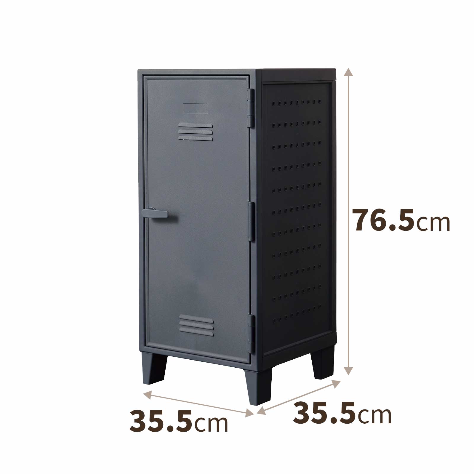 TENMA Tủ Nhựa Lưu Trữ Vazzo JAPAN QUALITY Cửa Mở Có Tay Cầm, Chất Liệu Nhựa Nhẹ Và Bền