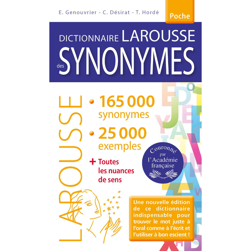 Từ điển tiếng Pháp: Dictionnaire Larousse des synonymes