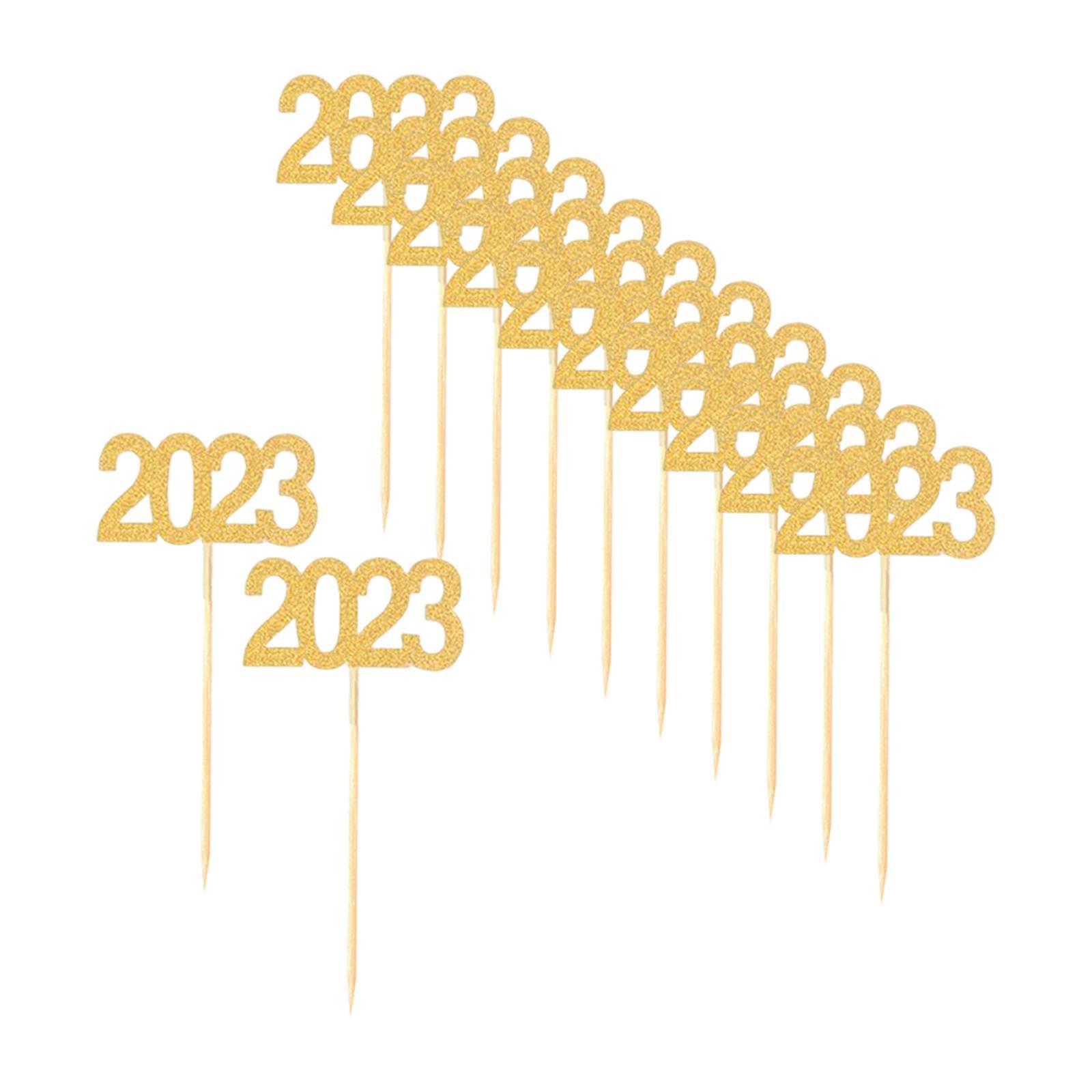 12Pcs Cupcake Topper Decor Cupcake Pick Decorations for Birthday Party Anniversary