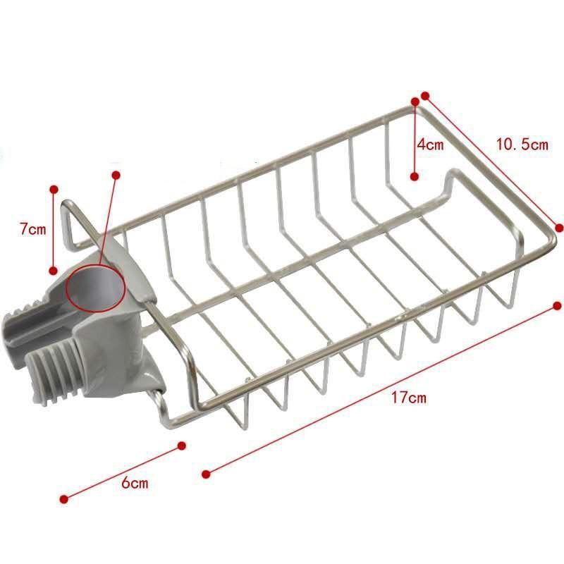 GIÁ ĐỂ ĐỒ RỬA CHÉN BÁT INOX GẮN VÒI NƯỚC