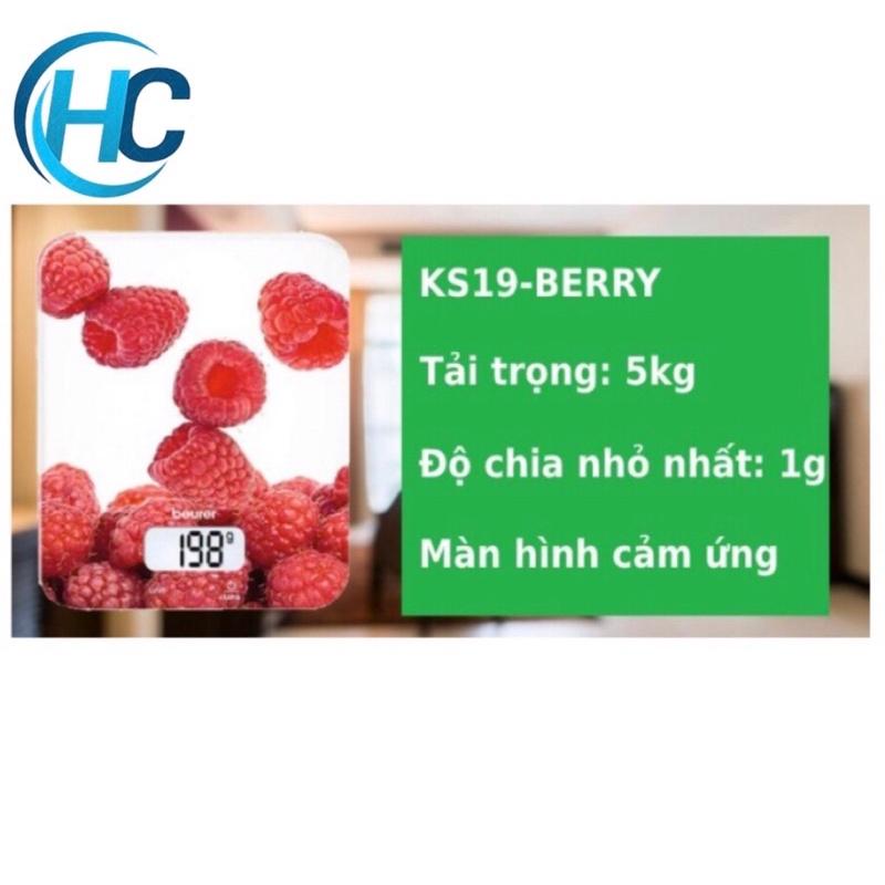 Cân chia thực phẩm Beurer KS19 (Berry, Fresh)