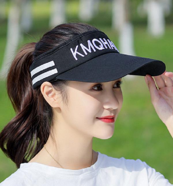Mũ lưỡi trai nửa đầu thể thao phong cách Hàn, nón thể thao nữ thời trang