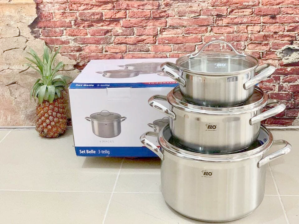BỘ NỒI ELO BELLE 3 CHIẾC Hàng chính hãng