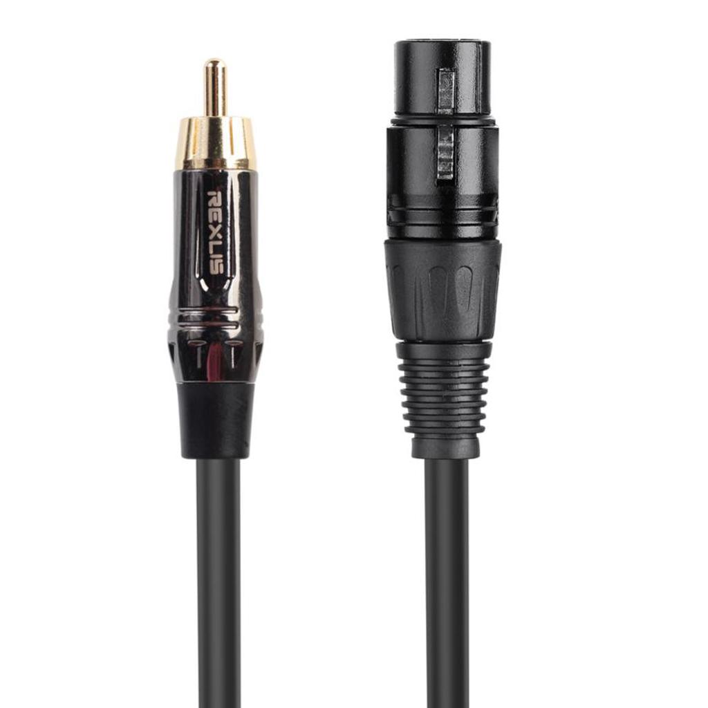 RCA to XLR Jack Audio Cable Gold-plated Plug Microphone Audio Connector Line