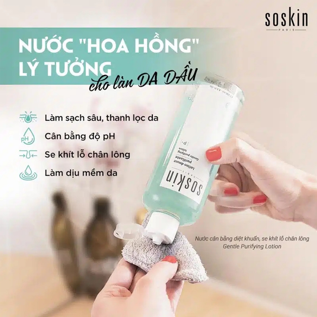 Toner Soskin Gentle Purifying Lotion 250ml