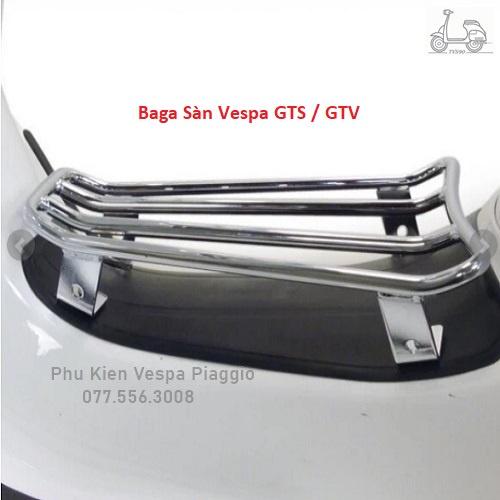 Baga Sàn dành cho xe Vespa Màu trắng inox