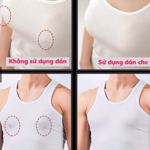 Bộ 30 miếng(15 cặp) dán ngực vô hình, chống lộ ti, thoải mái, nhỏ gọn, tiện lợi LYPK