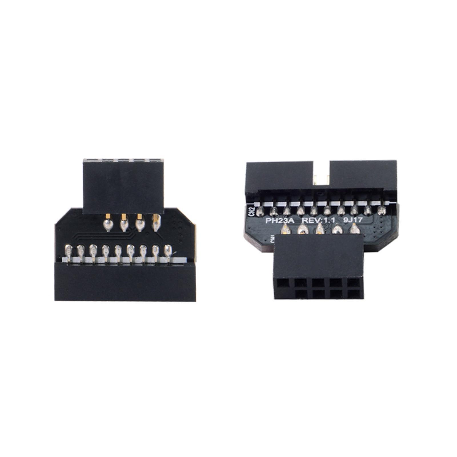 USB 2.0 9 Pin to USB 3.0 19 Pin Adapter USB Adapter for Motherboard Accessory Parts