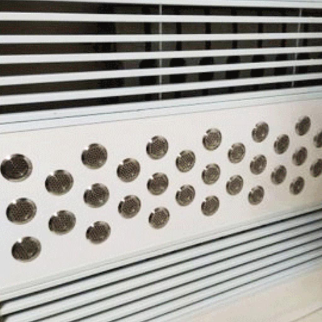 3X Stainless Steel Air Vent Louver Round Hole Air Vent Cover Louver 19mm
