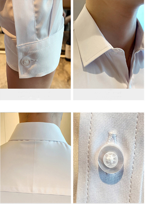 Áo Sơ Mi Nam Dài Tay From Ôm Dáng Mềm Mịn Áo Sơ Mi Soái Ca