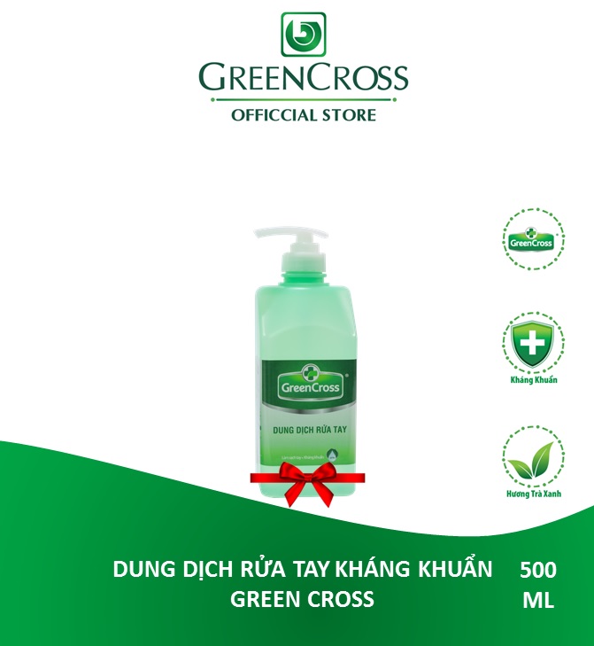 Gel sát khuẩn tay dùng trong gia dụng và y tế - GREEN CROSS TOTAL DEFENSE - CAN 5 Lít Tặng thêm 1 chai nước rửa tay kháng khuẩn Green Cross 500ml