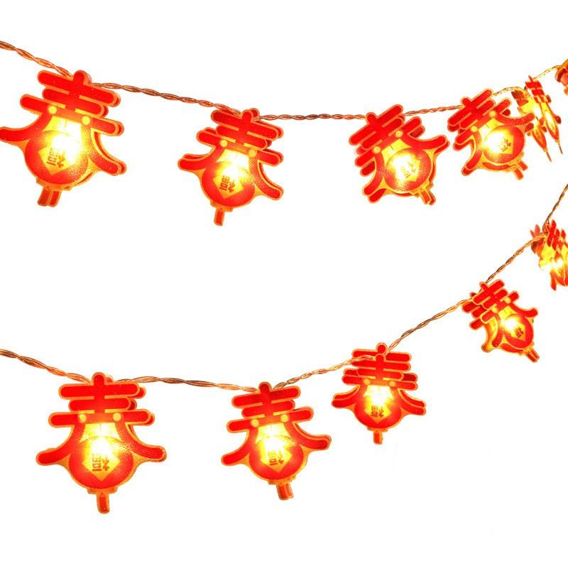 1 bộ dây đèn 10 LED trang trí năm mới