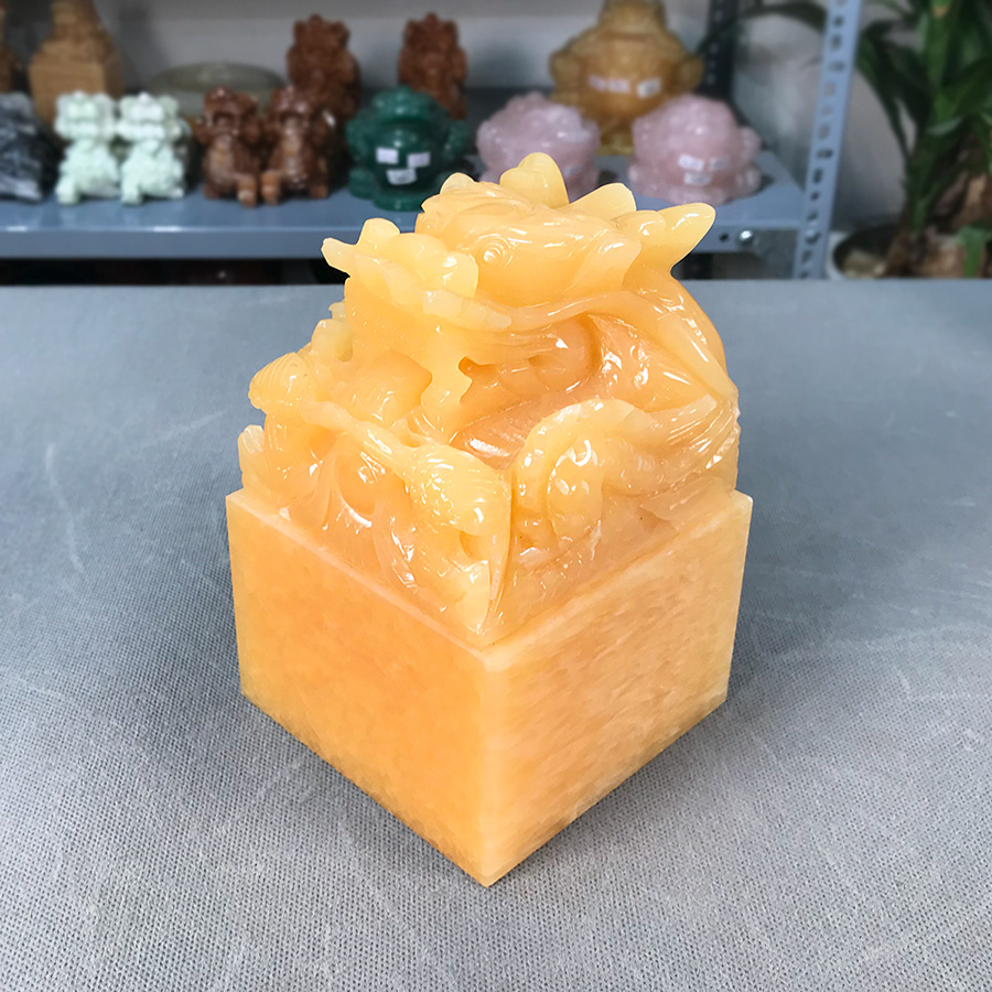 Ấn Rồng Phong Thủy Ngọc Hoàng Long