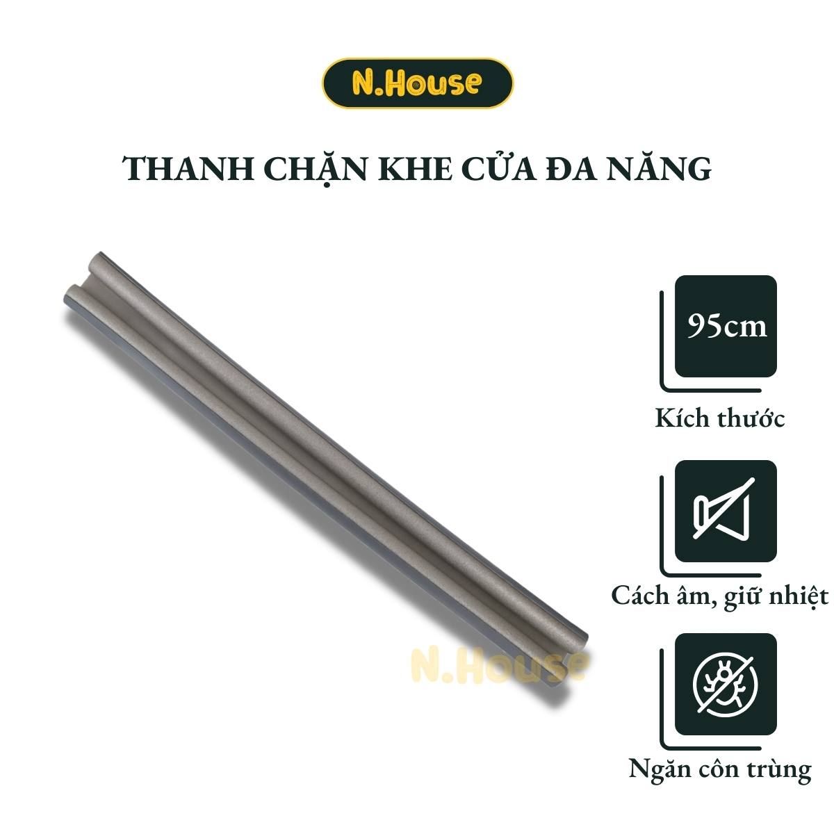 Miếng xốp lót cửa miếng lót cửa đa năng ngăn chặn côn trùng cách âm chống kẹt chân -Thanh xốp chắn cửa giảm tiếng ồn