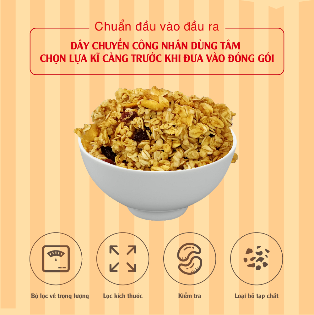 YẾN MẠCH TRÁI CÂY KHÔ 350GR DAN D PAK