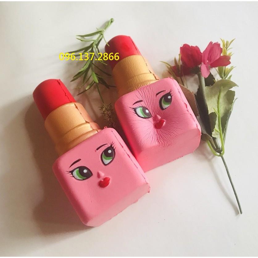 ( thoison ) đồ chơi squishy thỏi son khổng lồ cảm xúc - đáng yêu hết cỡ