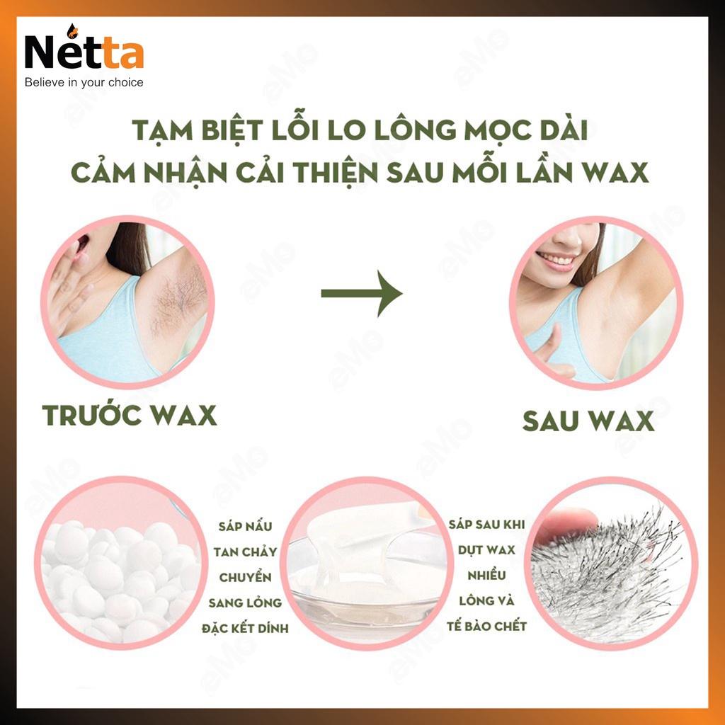 Combo 5 gói wax cao cấp Netta - White Cream gói 100g