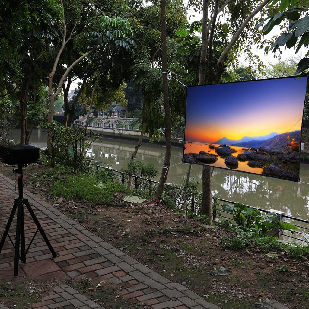 Outdoor Portable Projector Screen Soft Home Cinema Movie Screen