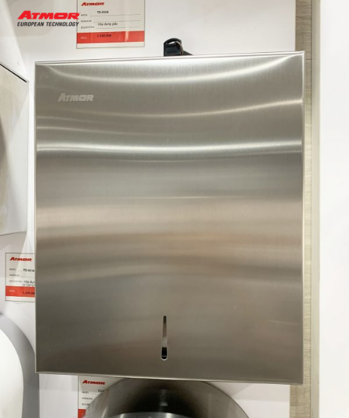 Hộp Đựng Giấy Vệ Sinh Inox Cao Cấp Gắn Tường ATMOR TD-8314