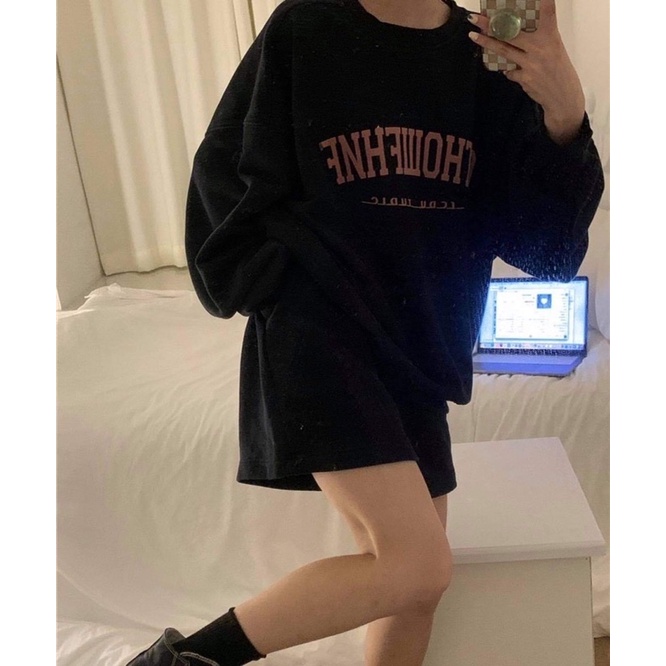 Set đồ nữ, bộ quần áo nữ thu đông áo dài tay, quần short 2 màu cá tính