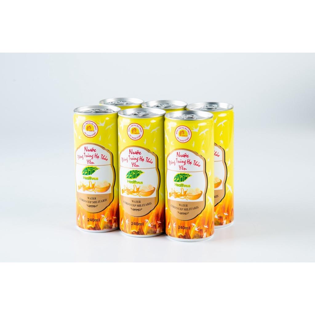 Nước Yến - Đông Trùng Hạ Thảo Đóng Lon 240ML (Yến Heathplus) THIÊN ÂN