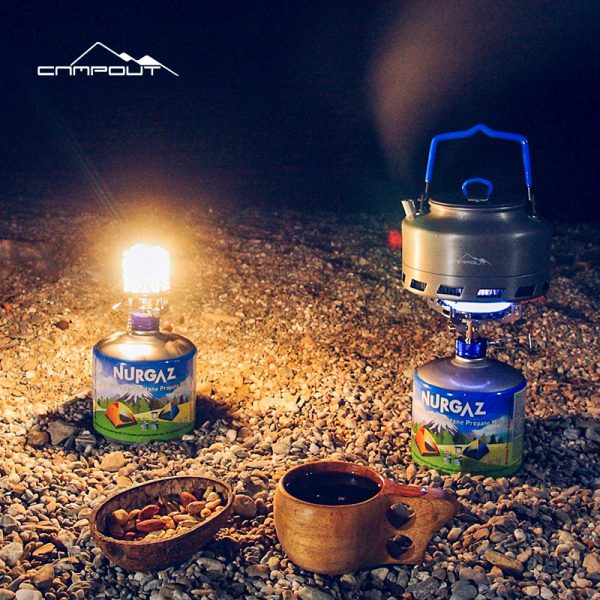 Ấm đun nước dã ngoại, cắm trại  Campout tiết kiệm Gas BL00-L1