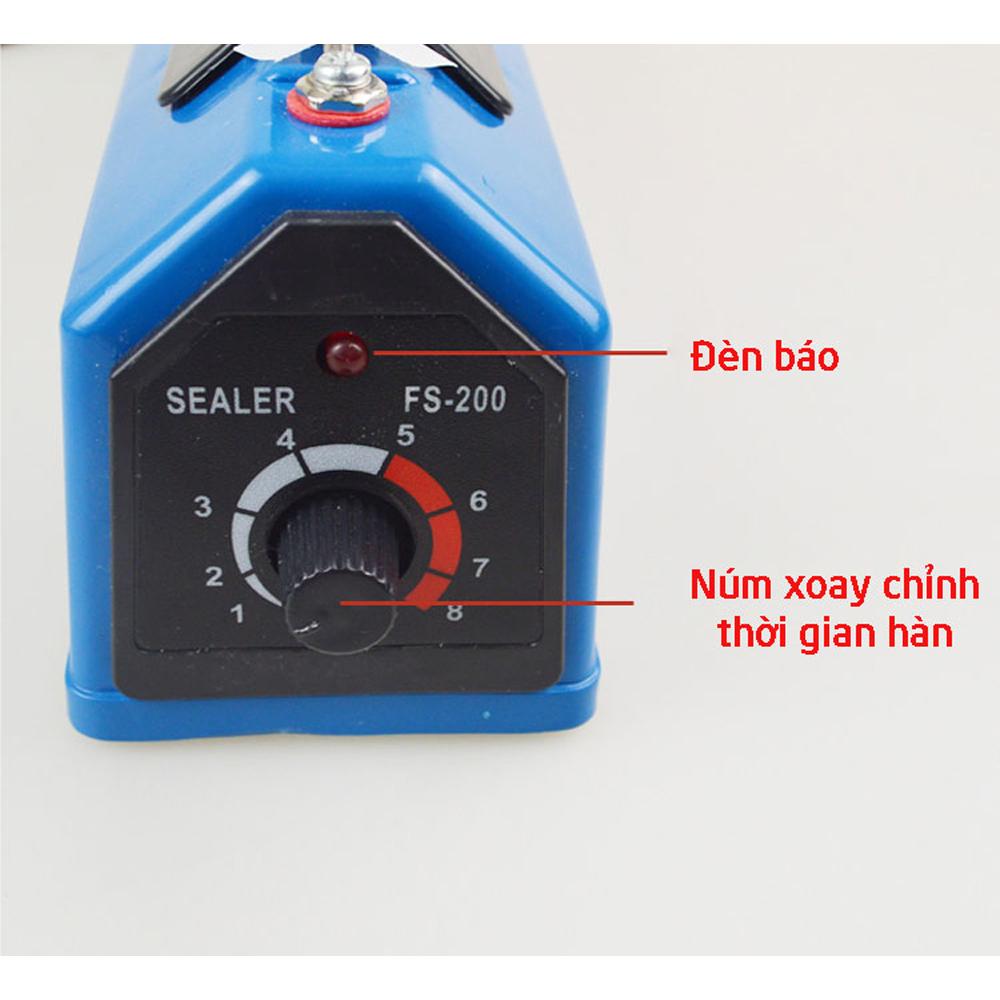 Máy Hàn Miệng Túi FS-200 – Giúp Bảo Quản Thực Vật Tươi Lâu Hơn, Áp Dụng Phổ Biến Trong Đời Sống – Hàng Chính Hãng