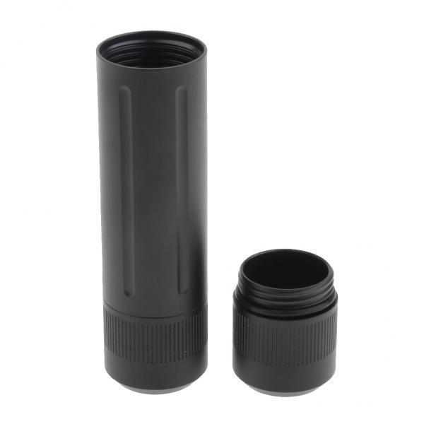 2X Aluminum Leakproof Pill Box Bottle Containers Travel Camping