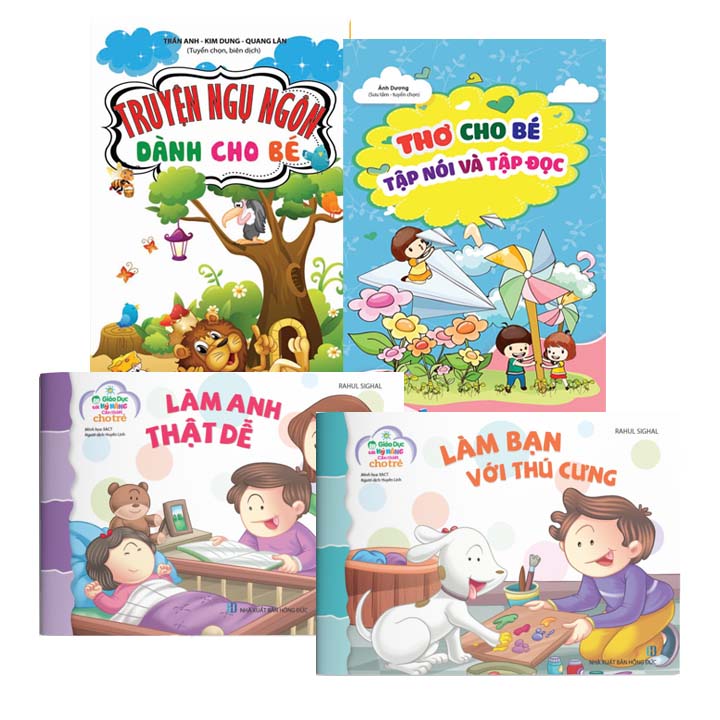 Combo sách kỹ năng cho bé - Con vui học hỏi