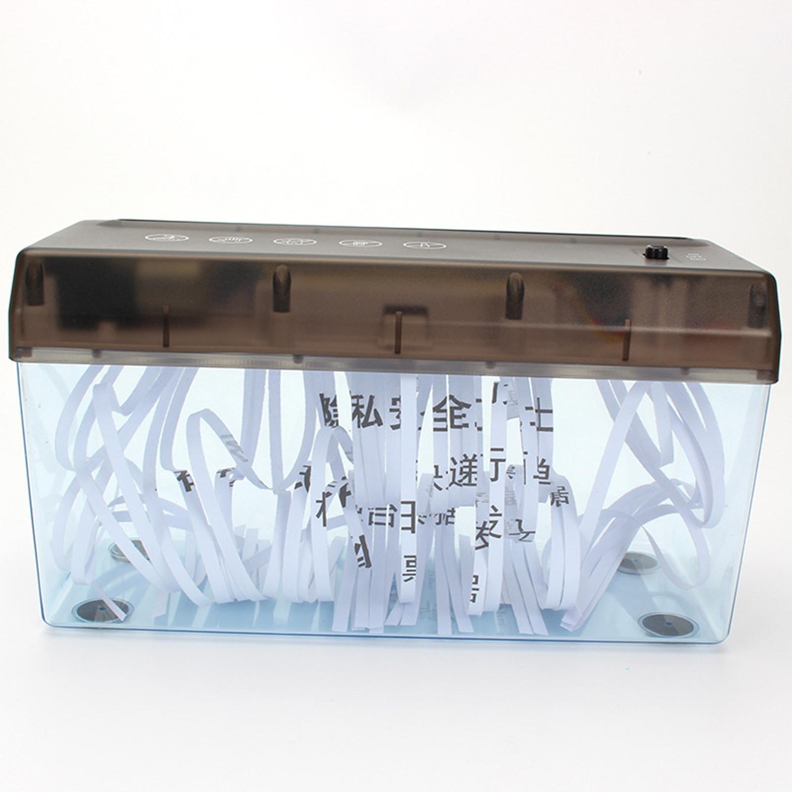 Portable Mini Paper Shredder Home Office for Letters Household Paper Cutter