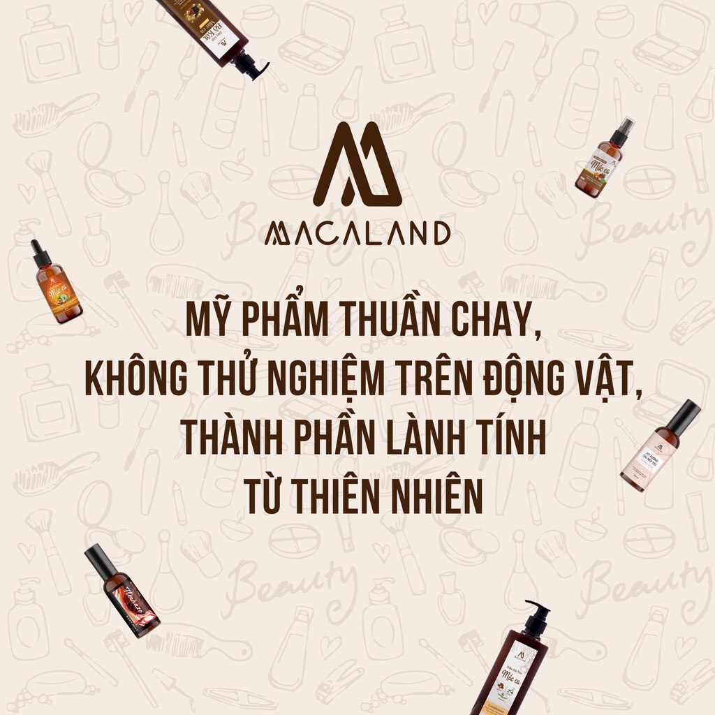 Xịt dưỡng tóc Macaland phục hồi tóc hư tổn dưỡng tóc mềm mượt